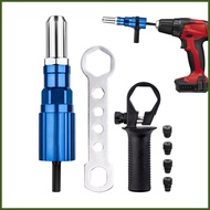 Rivet Nut Drill Adapter Cordless Electric Nut Tool Pop Rivet Adapter Kit for Automotive Metal Alumin