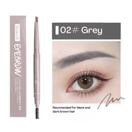 Pensil Alis Eyebrow 2 in 1 Kepala Ganda 7 Warna Ungu Muda Lilac 752