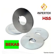 Slitting Saw 55-60X4.0X25.4 HSS Saw Blade DCM Gergaji Sirkel Bekas