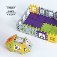 Large House Assembled Building Blocks Full Set Children's Building Blocks Three-Dimensional Building