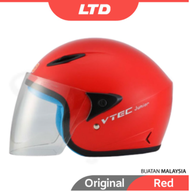 LTD Junior Series Visorex VTEC Kids Motorcycle Helmet Topi Keledar Moto Budak Kanak Kanak - Red Blue