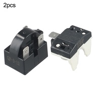 Unnicoco 2 PCS Refrigerator Ptc Start Relay Hermal Overload Protector For Fridges And Coolers