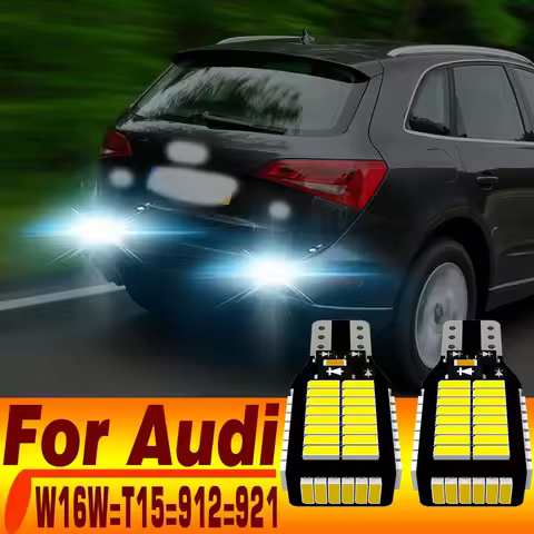 2pcs W16W T15 921 LED Reverse Light Bulb Backup Lamp Canbus For Audi A3 8P A4 B8 B9 A6 C6 C7 S4 S6 S