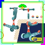 Mi-m290 Children's Toy Scooter Otoped 3-wheel Sitting Bike 2in1 No Music Song Light Scooter Kids Whe