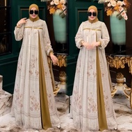 KAMEELA Set elis square hijab Gamis set