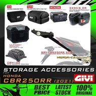 GIVI HONDA CBR 250RR CBR250RR >2021 SRV SPECIAL RACK/SBL SIDE BAGS HOLDER & KOTAK/BOX MTN39/MTN29 AL