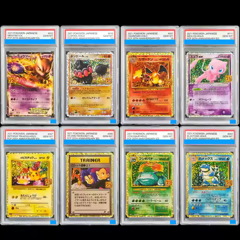 Diy 2021 Pokemon Japanese Promo Card Pack 25th Anniversary Edition Charizard Mewtwo Venusaur Grading