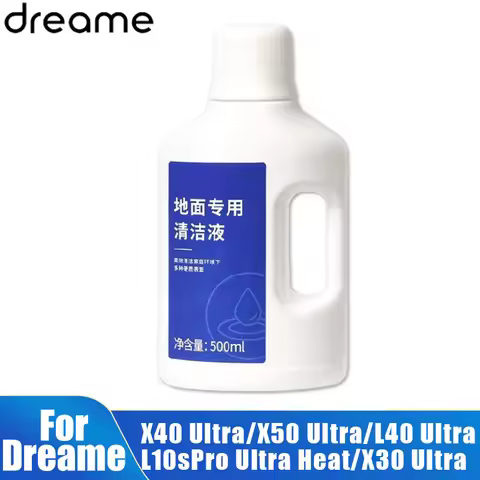 Cleaning Liquid For Dreame X40 Ultra/X50 Ultra/L40 Ultra/L10sPro Ultra Heat Vacuum Cleaner, 500ml De