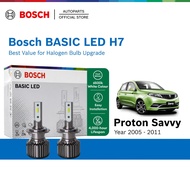 BOSCH BASIC LED H7 Halogen Headlight Retrofit Bulb for Proton Savvy Year 2005 - 2011