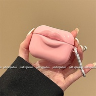 創意搞怪嘴唇Airpods 4保護套 四代殼Airpod Pro2適用蘋果耳機套3代