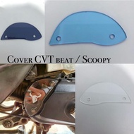 MESIN CVT COVER SCOOPY CARBONBEAT OLD FIBEAT 3MM THICK ACRYLIC MICA ENGINE COVER CVT ENGINE COVER BE