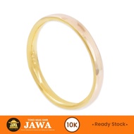 cincin emas glassy kadar 10k toko mas jawa - 10-11 1 gram