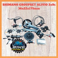 SHIMANO BICYCLE ALIVIO GROUPSET