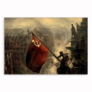Attack on Berlin Poster Retro Kraft Paper Poster Bar Cafe Decoration 30*20cm