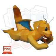 Pokemon Dragonite V2 Paper Model