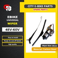 ✹✘Ebike wiper 12 volts or 48v - 60 Volts for 3 wheel Ebike