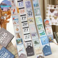 Alittlesearch Journal GO 365pcs Vintage 365 Days Daily Life Washi Tape Stiers For Collage Junk Journ