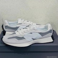 New Balance NB 327 白灰慢跑鞋 男女同款