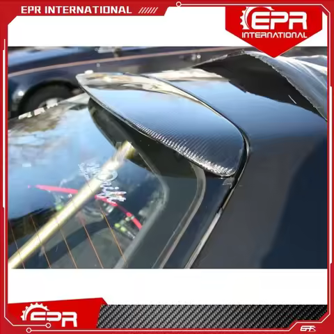 For RX7 FD3S OR Style Carbon / Glass Fiber Rear Window Roof Spoiler Trim RX7 Racing Part Body Kit FR