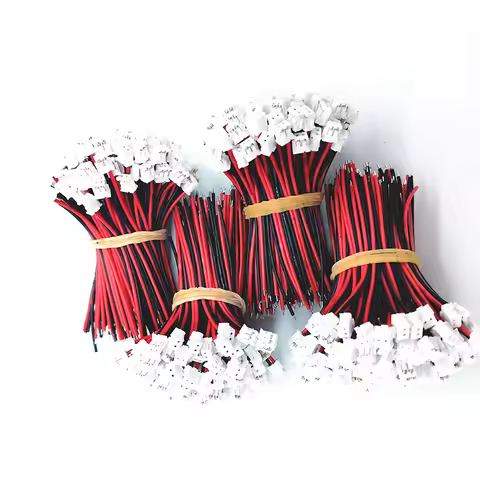 100MM 1007 28 AWG H1.5 ZH 1.5MM 2P/3P/4P/5P/6 Pin Connector Single Female Connector with Flat Cable 