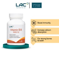 [LAC VITAMINS] Vitamin D3 1000 IU (180 softgels)
