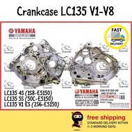 ( 1S8-E5150 & 50C-E5150 ) V1-V8 LC135 4S 5S Crankcase Crank Case Engine / Kulit Enjin Tengah 100% HL