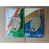 2 Vietnam airlines and EVA Air airplane case keychains