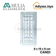 Mulia Glass Block 9 x 19 x 8 cm | Glassblock | Home Divider Wall Glass