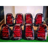 Mini Cooper F60 countryman taillamp 3D original style union jack f60 taillight sequential signal lam
