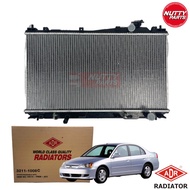 หม้อน้ำ ADR Honda Civic Dimension ES ปี 01-05 เครื่อง 1.7L เกียร์ AT 3211-8558C เกียร์ MT 3221-8560