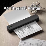 A4 Thermal Portable Printer C80 Document Office Tattoo Inkless Small Homework Test Paper Office Mini
