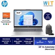 HP 15-fc0423AU /15-fc0424AU (AMD Ryzen 5-7430U/16GB-32GB RAM/512GB SSD/15.6" FHD/Office 2024/W11/2 Y