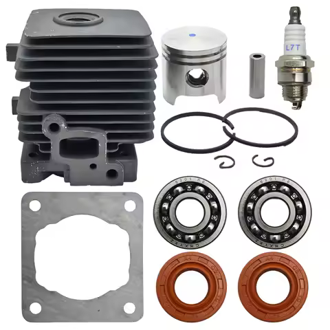 34mm Cylinder Piston Kit for Stihl FS38 FS45 FS46 FS55 HL45 FS45L FS46C KM55C KM55R OEM 4140 020 120