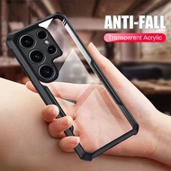 Clear Back Color Edge Case For Samsung S24 Plus Ultra Shockproof S24 S24plus S24Ultra