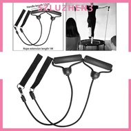 [Szluzhen3] 2Pcs Exercise Bands with Handles Trampoline Accessories Trampoline Resistance