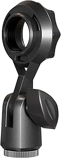 Condenser Microphone Holder For 22 Mm/0.9 Inch Microphones Standard Connector Thread Compatible With
