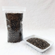 BLACK CHIA SEED 500g / ORGANIC BLACK CHIA SEED / CHIA SEED / BIJI CHIA