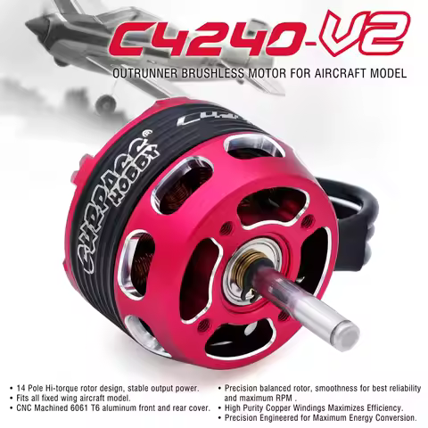 SURPASS HOBBY Brushless Motor 3-6S C4240 C4250 C4260 For RC Aircraft Plane Multicopter Brushless Out
