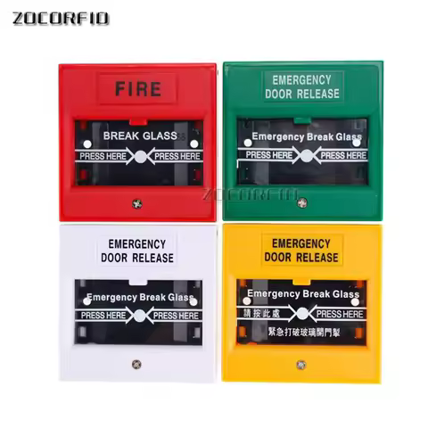 Emergency Door Release Switches Glass Break Alarm Button Fire Alarm swtich Break Glass Exit Release 