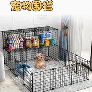 Pet Dog Fence Diy Cage Iron Mesh Cage Fence Net Indoor Free Space Cat Cage Dog Cage Dog Isolation Door