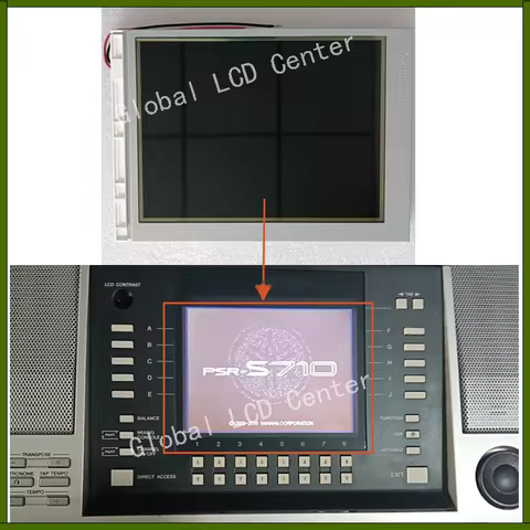 5.7inch LCD Display For Yamaha PSR S750/PSR S710 Matrix Screen Repair