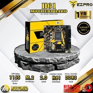 Mainboard Motherboard Motherboard Ezpro H61-H110 NVME Socket LGA 1155-1151 New