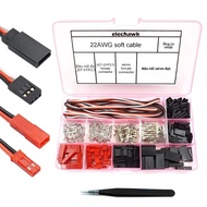 400 Chiếc RC Robot Máy Bay Xe Servo Bộ Kết Nối 2/3 Pin Nam Nữ Dây Nhảy Cáp Cắm Cho JR JST SYP Futaba