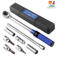 WOZOBUY 3/8-inch Drive Click Torque Wrench Set Dual-Direction Adjustable 90-tooth Torque Wrench with