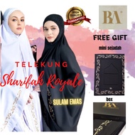 Ready stok Bella Ammara Telekung Syarifah ROYALE/ Cotton sejuk + free gift customade mini sejadah, Exclusive Box/Hadiah