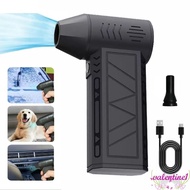 VALENTINE1 Portable Power Fan, 130000RPM Rechargeable Electric Air Duster, Cleaning Brushless Motor 
