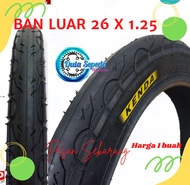 BAN LUAR SEPEDA UKURAN 26 X 1.25 // 26x1.25 // 26X125 // 26 X 125