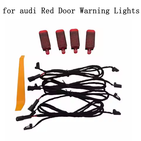 LED For AUDI A3 A4 A6 A7 A8 Q3 Q5 Q7 TT S3 S4 S6 RS3 RS4 RS7 Red Warning Light Car Door Interior Red