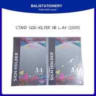 Acrylic Sign Holder NB L-A4 Acrylic Stand Up Display Acrylic Display/