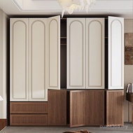 Segmented Style Wind-Separating Wardrobe Wardrobe Storage Nails Antique French Handle Household Cabi